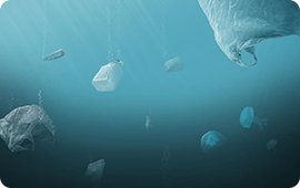 分解されず、何百年も海に残り続ける